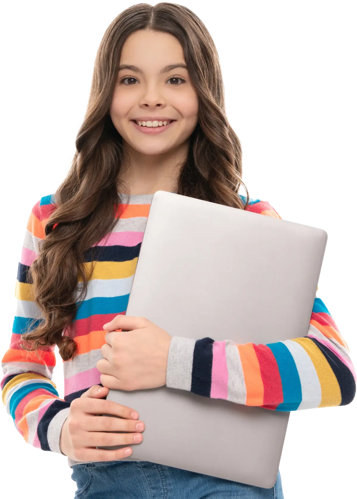 Secondary School Girl Student Posing